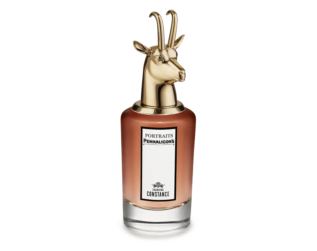 Changing Constance Eau De Parfum Penhaligon's Changing Constance Eau De Parfum is a daring and modern fragrance, known for its intriguing mix of spicy, sweet, and gourmand notes. Part of the Portraits collection, this fragrance represents a woman of stren