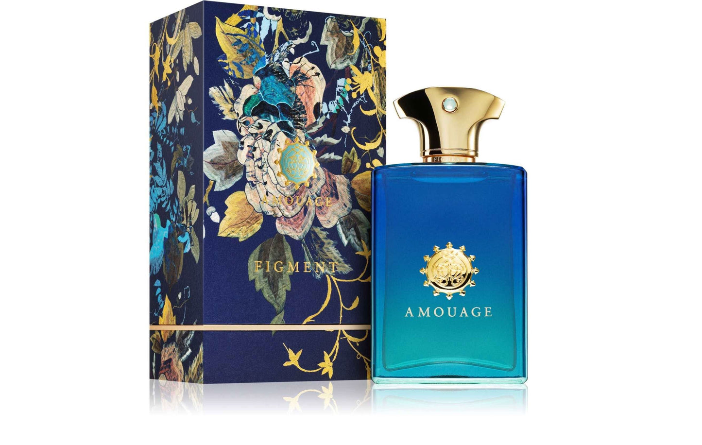 Figment for Men Eau De Parfum No matter how high your goals are, none of them will remain unattainable for you. Amouage Figment men's Eau de Parfum inspires determination. Just a few drops of this fragrance will give you the courage to take the necessary