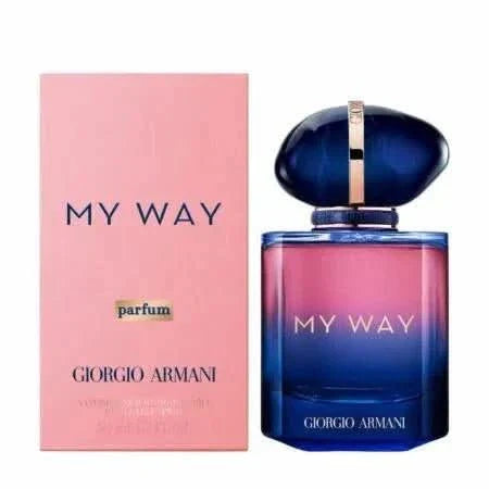 My Way Le Parfum The women's perfume Armani My Way Le Parfum enhances your desire to live life by your own rules. This intense, sweet variation of the signature floral scent by Armani is born from the contrast between creamy tuberose accents and the majes