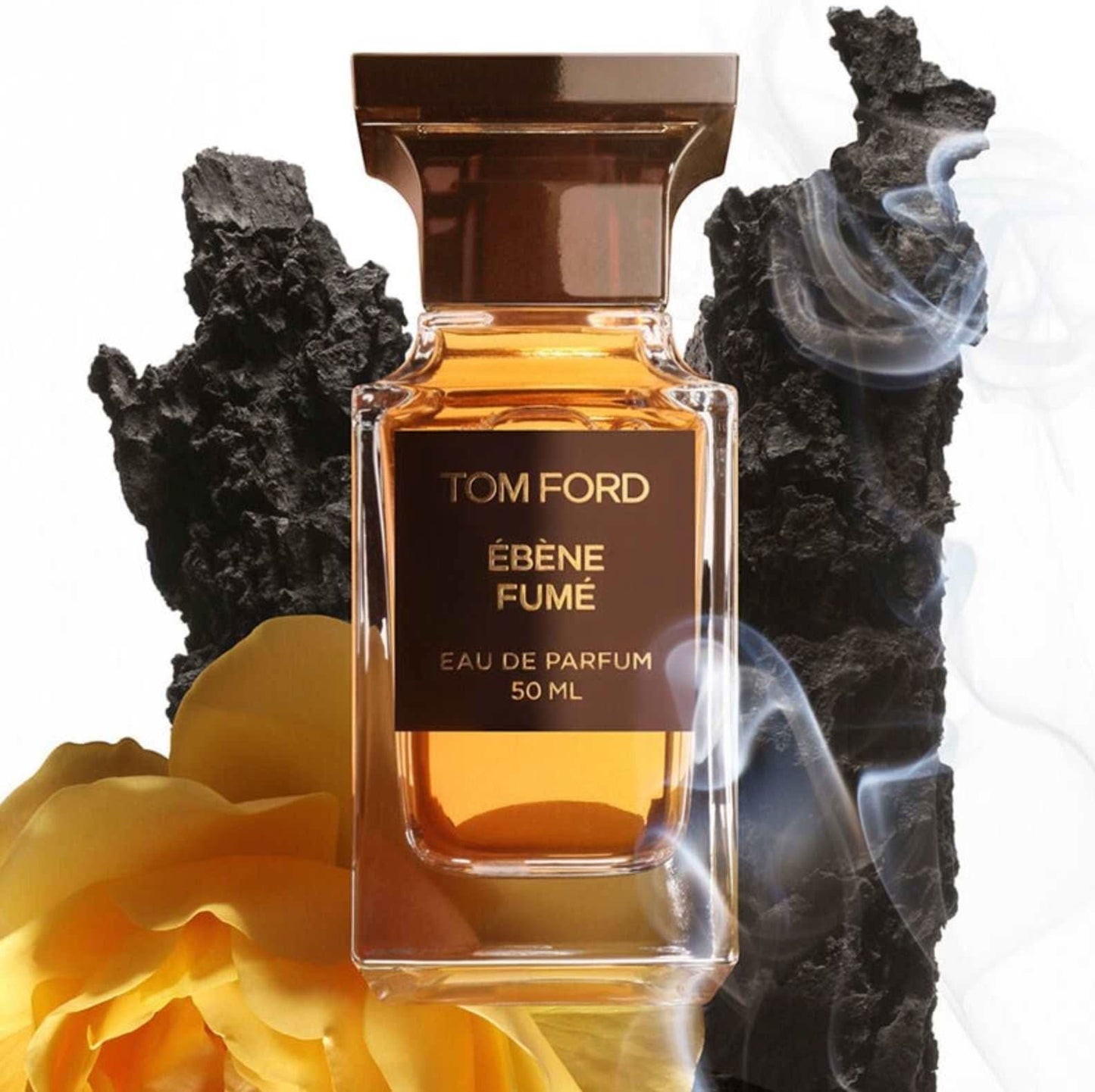Ebene Fume Eau De Parfum Tom Ford Ébène Fumé Eau De Parfum is a mystical and deeply enchanting fragrance that embodies the essence of sacred rituals and ancient woodlands. This scent is a tribute to the spiritual significance of palo santo, blending its r