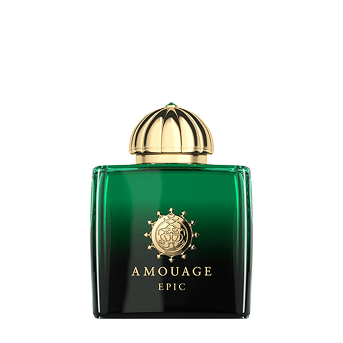 Epic For Women Eau De Parfum Wrap yourself in a mystical cloud of smoke from the Orient and transport yourself to the legendary Silk Road with the help of a spicy fragrance. Amouage Epic women's Eau de Parfum will surprise you with a palette of notes that