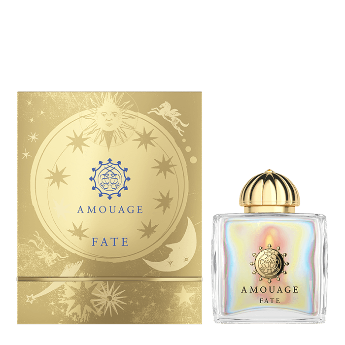 Fate For Women Eau De Parfum The extraordinary and luxurious Amouage Fate Eau de Parfum is like a caress from the night that clings to your skin, brightening your dreams, making them easier to reach. This oriental floral fragrance is designed for romantic