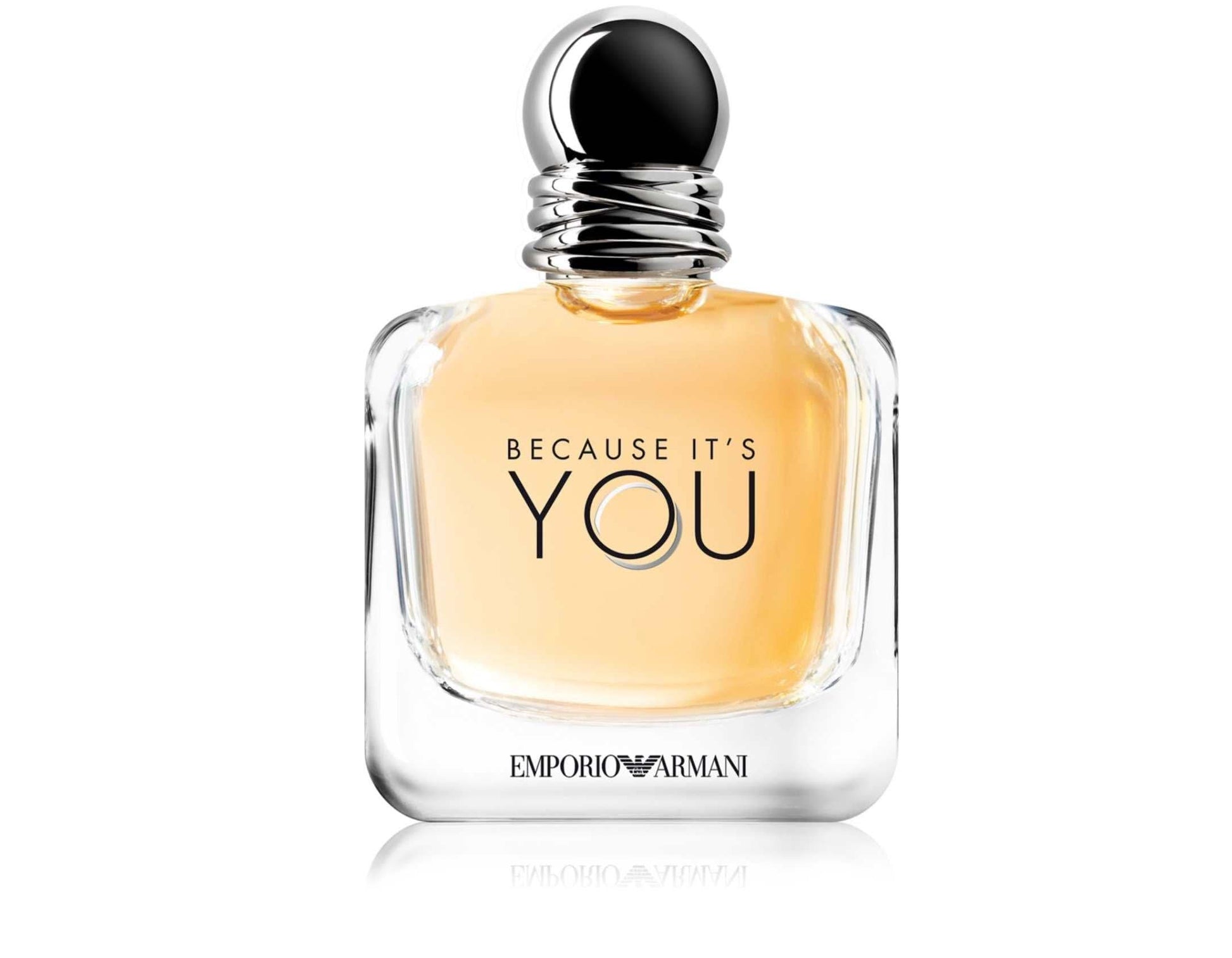 Because It's You Eau de Parfum Armani Because It's You is a sensual and sweet women's fragrance that radiates tenderness and femininity. This perfume is a blend of floral and fruity notes with woody accents. Top Notes: The fragrance opens with raspberry a