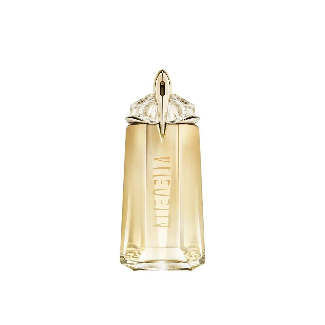 Alien Goddess Eau De Parfum Mugler Alien Goddess Eau de Parfum is a luminous and divine fragrance, celebrated for its blend of radiant floral, sensual vanilla, and warm woody notes. Inspired by the power of the feminine spirit and the celestial energy of