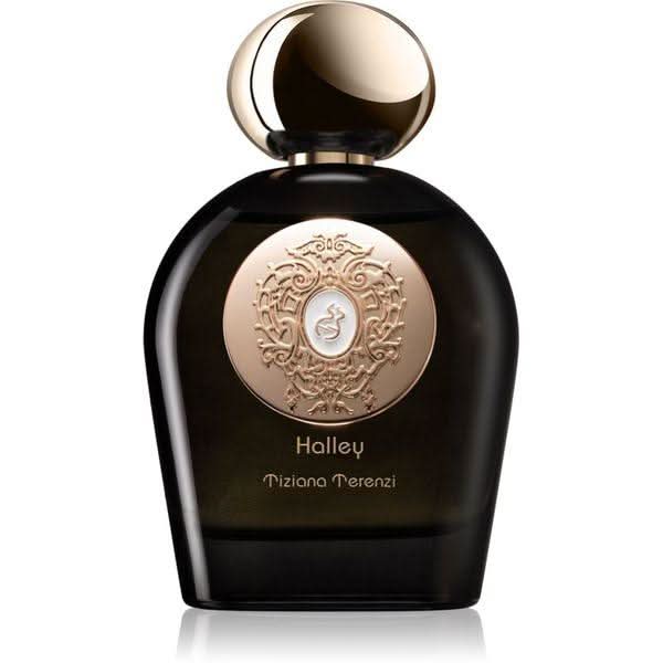 Halley Extrait De Parfum Tiziana Terenzi Halley Extrait De Parfum is a luxurious fragrance that celebrates the celestial wonders of the cosmos. Named after the famous Halley's Comet, this extrait de parfum offers an exquisite and captivating scent experie