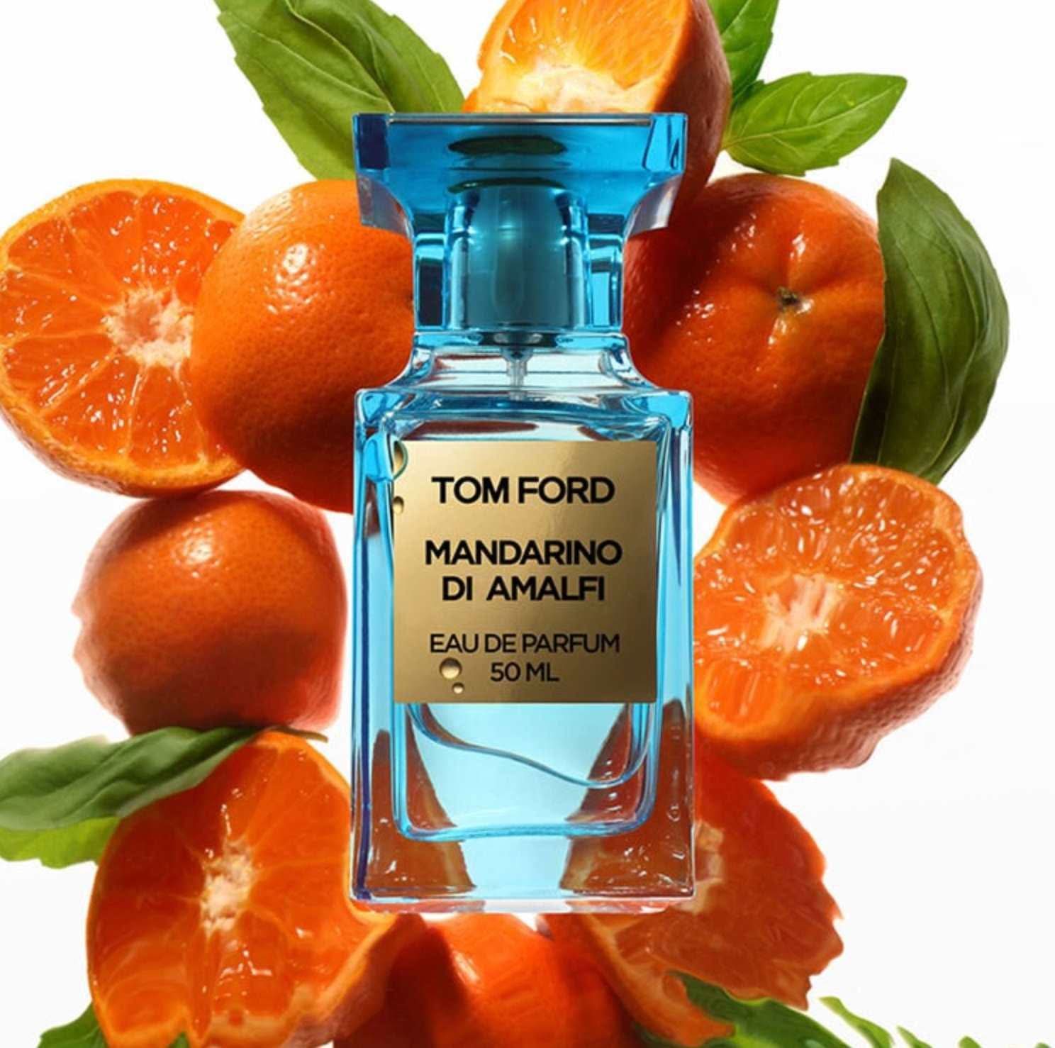 Mandarino di Amalfi Eau De Parfum Tom Ford Mandarino di Amalfi Eau De Parfum is a refreshing and vibrant fragrance that captures the essence of the Amalfi coast's lush landscape. It’s a fragrance that exudes the crisp, bright energy of Mediterranean citru